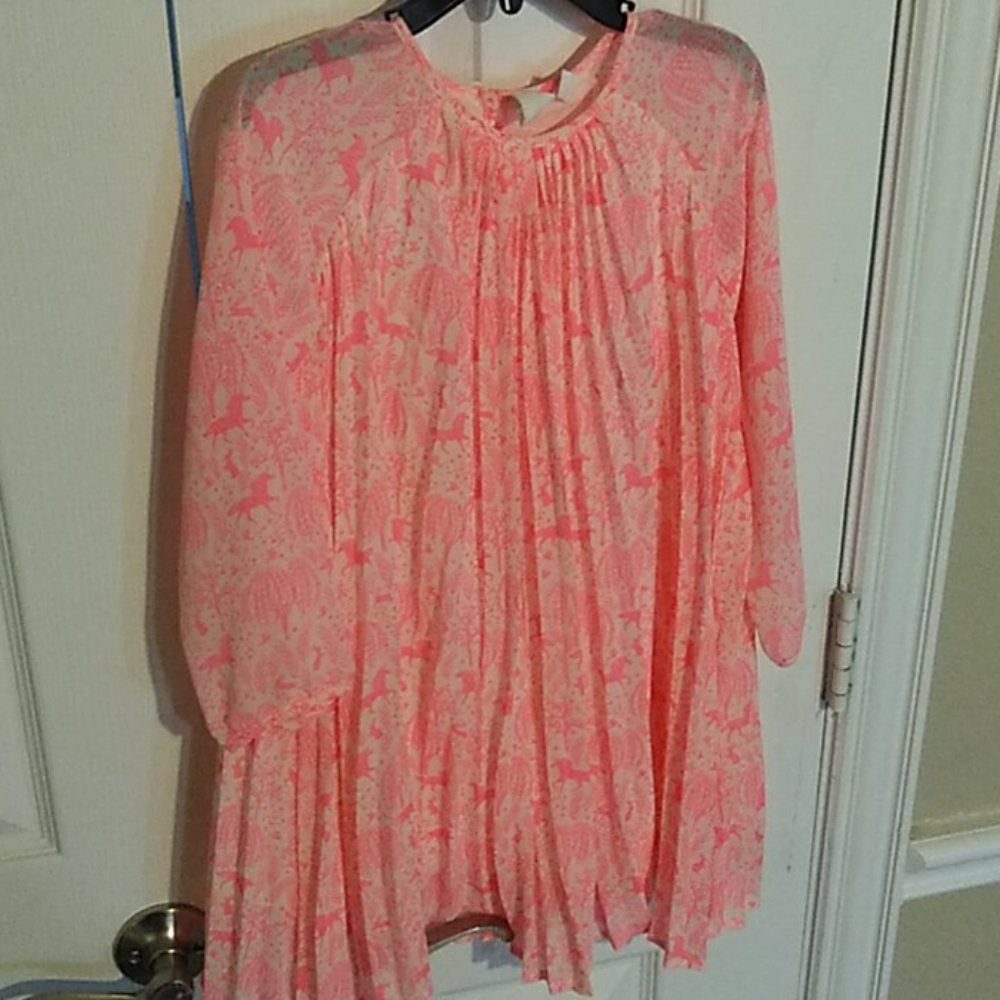 Gap girls pleated unicorn dress